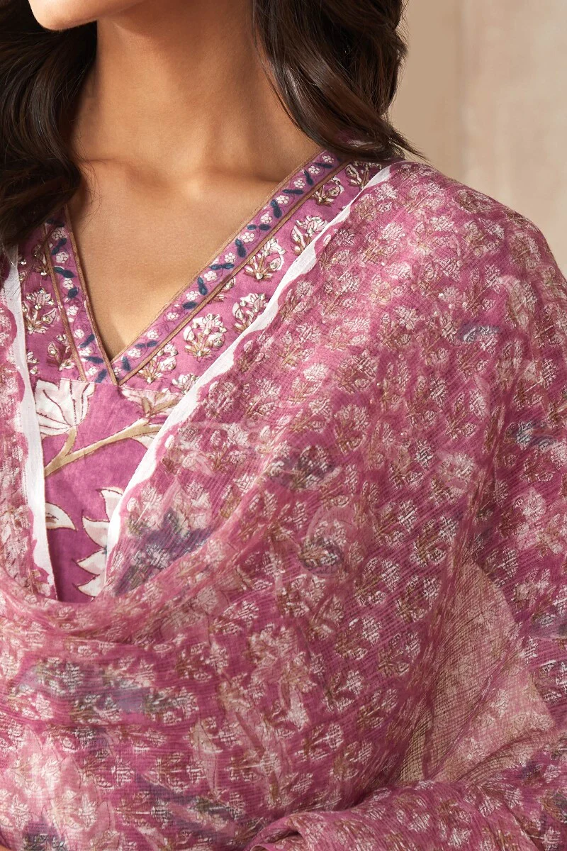 Gauhar Mira Sanganeri Kota Dupatta - Image 2