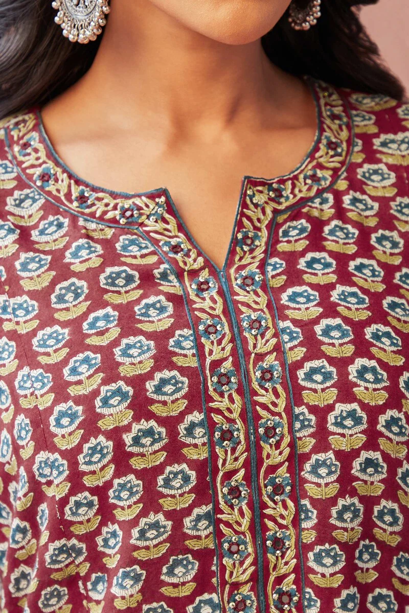 Gauhar Nafisa Sanganeri Kurta - Image 5