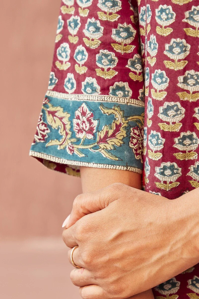 Gauhar Nafisa Sanganeri Kurta - Image 6