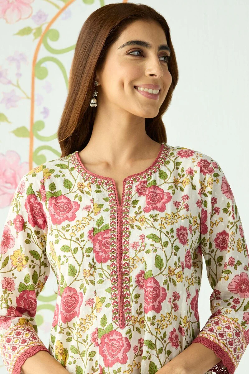 Gauhar Nafisa Sanganeri Kurta - Image 5
