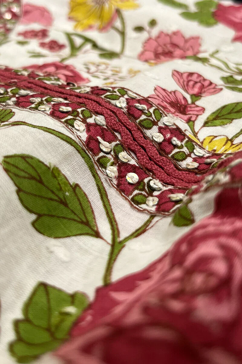 Surplus: Gauhar Nafisa Sanganeri Kurta - Image 2