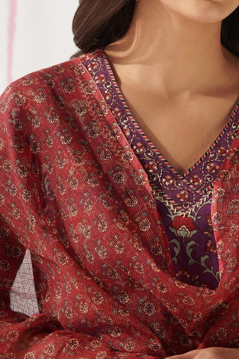 Gauhar Nahida Sanganeri Dupatta - Image 2