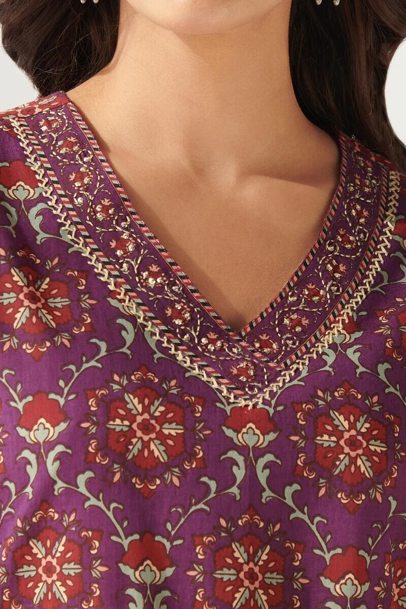 Gauhar Nahida Sanganeri Kurta - Image 5