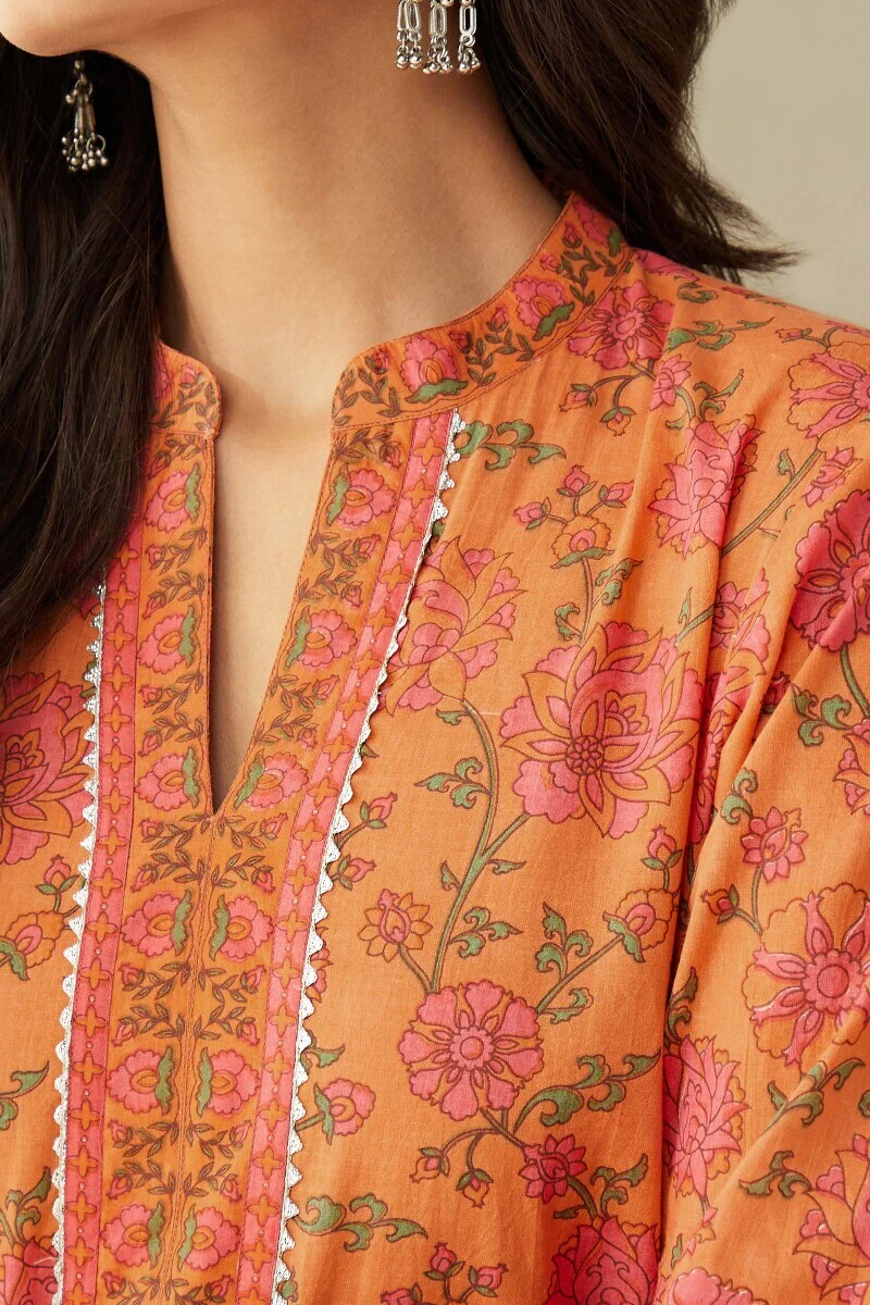 Gauhar Nahida Sanganeri Kurta - Image 5