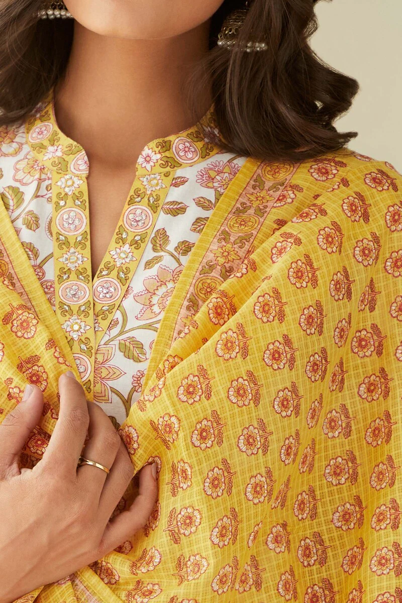 Gauhar Naima Sanganeri Dupatta - Image 2