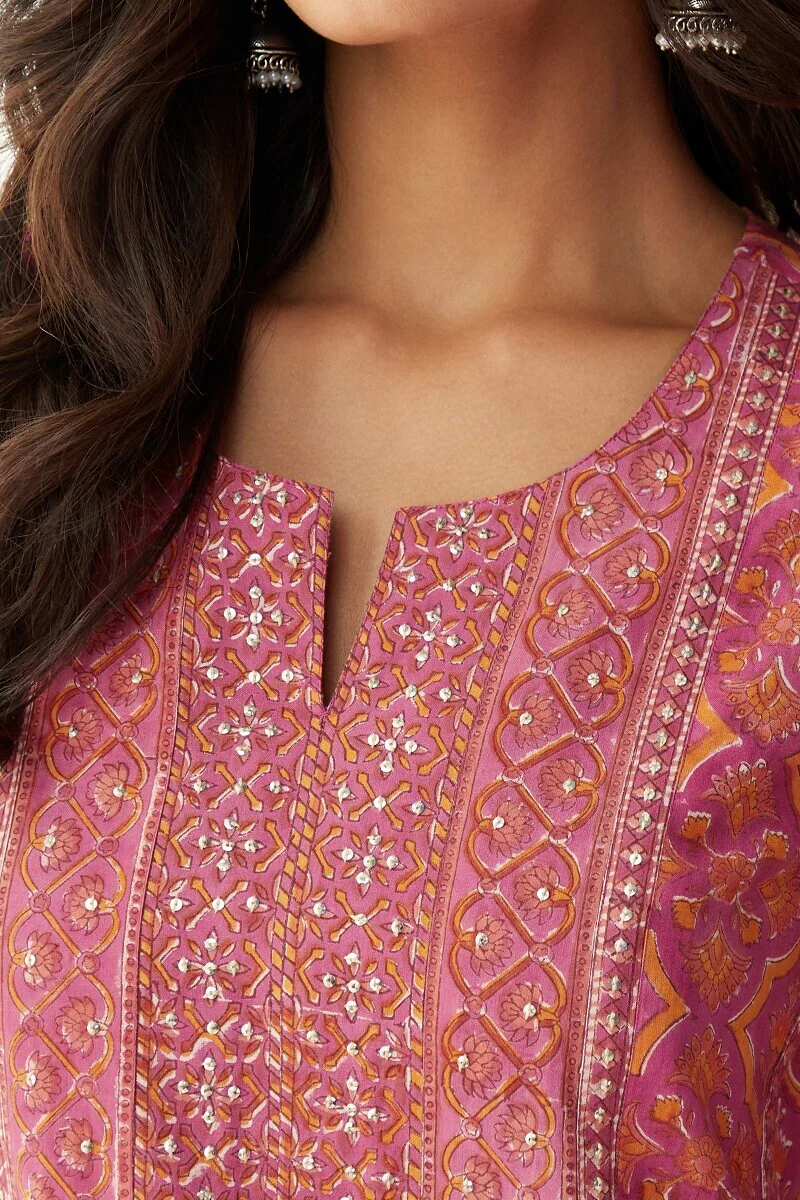 Gauhar Nargis Sanganeri Kurta - Image 5