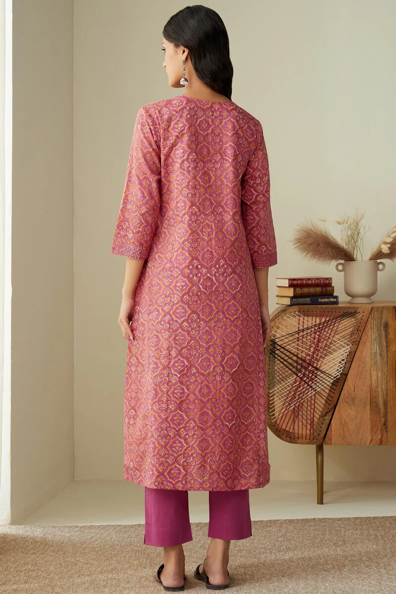 Gauhar Nargis Sanganeri Kurta - Image 9