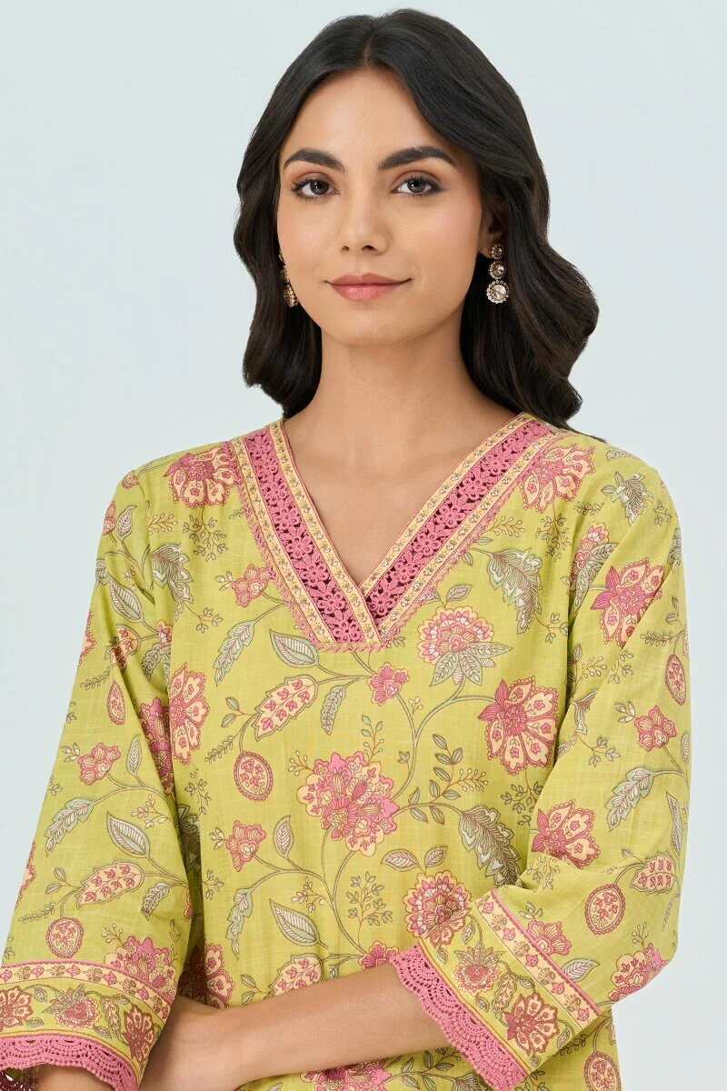 Gauhar Nasira Sanganeri Kurta - Image 5