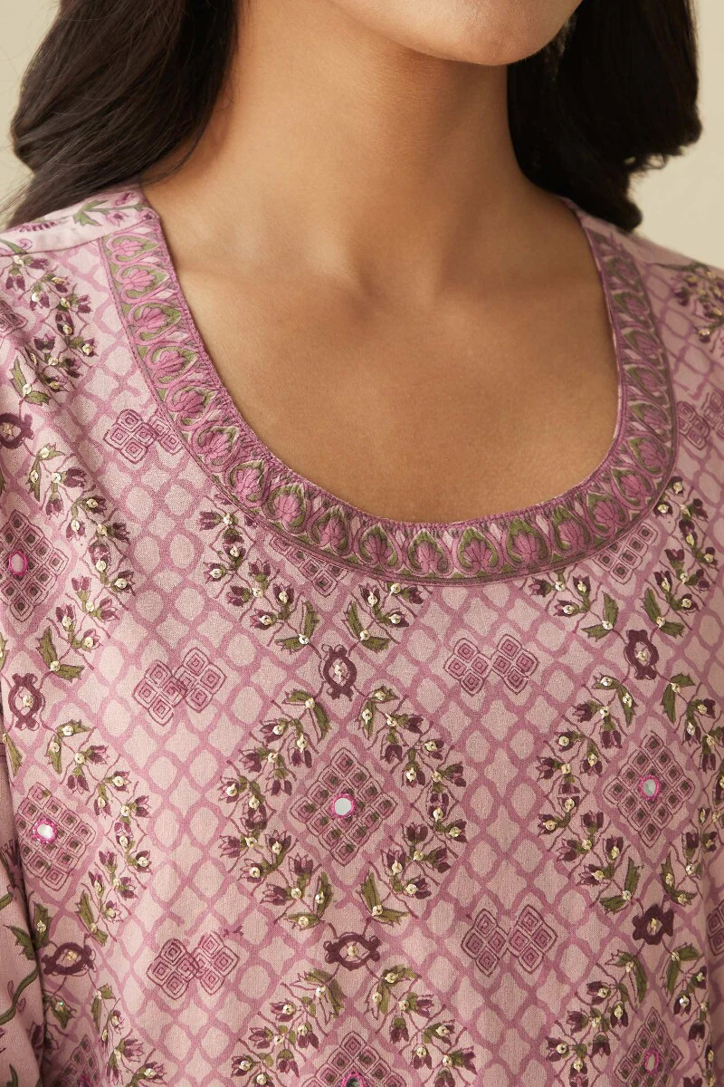 Gauhar Nasmina Sanganeri Kurta - Image 3
