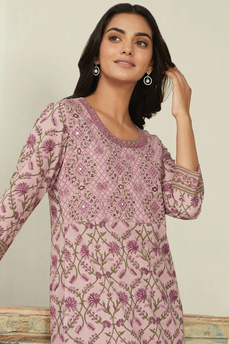 Gauhar Nasmina Sanganeri Kurta - Image 7