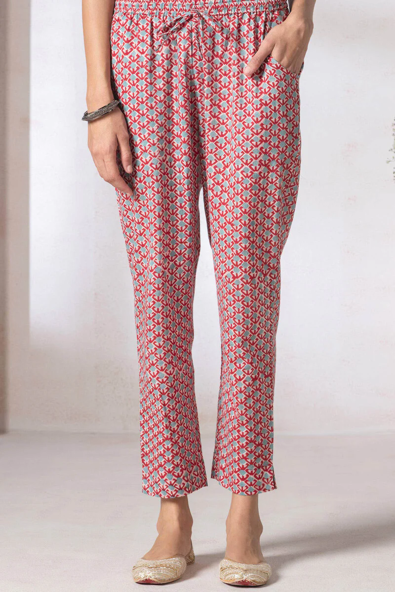 Gauhar Nazina Sanganeri Narrow Pants