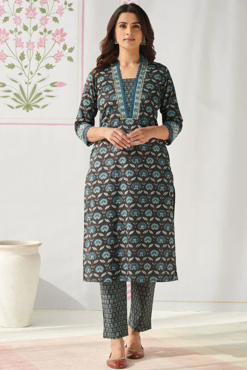 Gauhar Nazira Sanganeri Kurta - Image 2