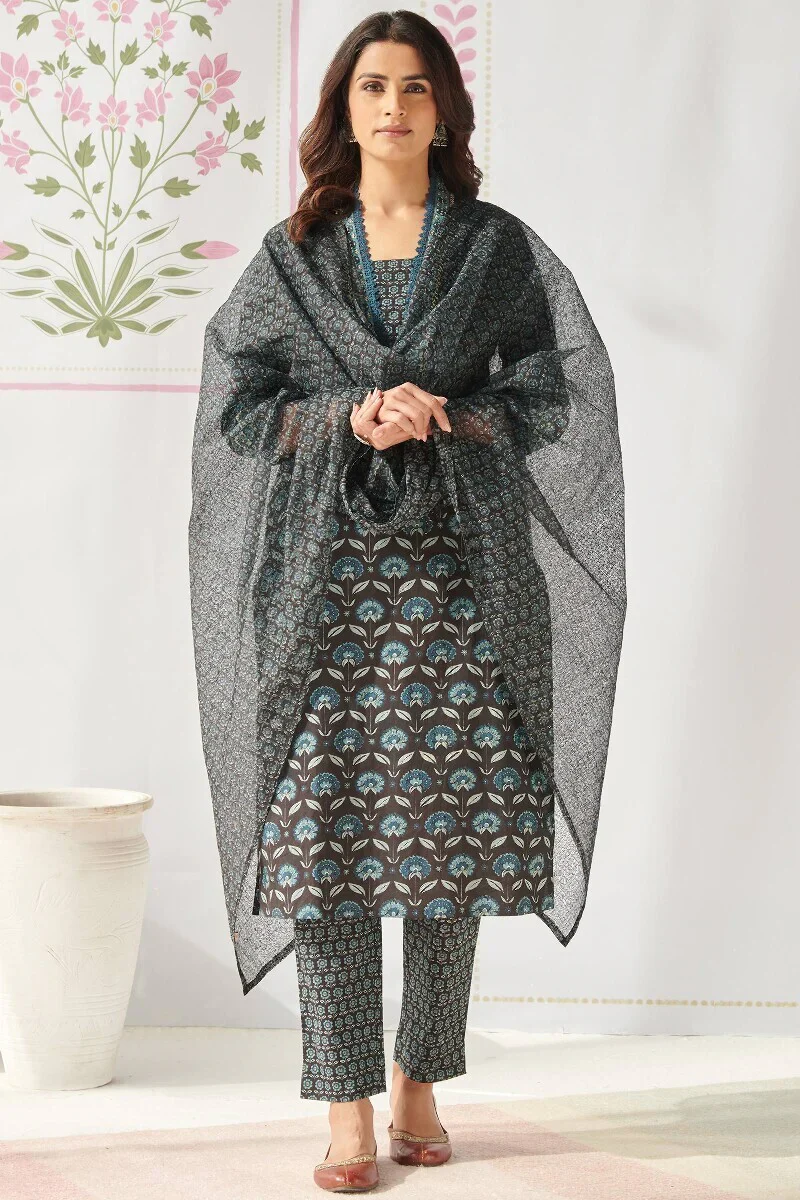Gauhar Nazira Sanganeri Kurta - Image 4