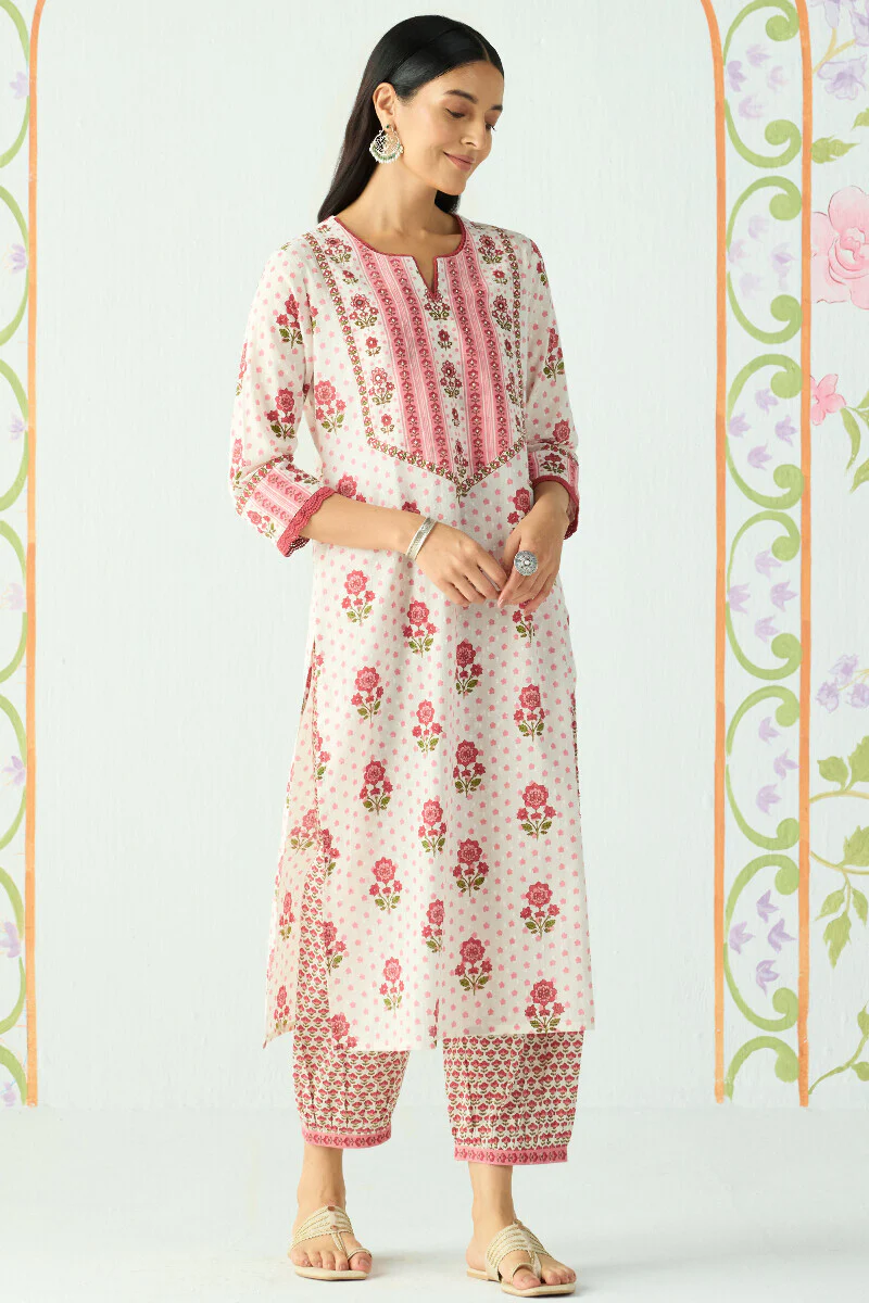 Gauhar Nida Sanganeri Kurta - Image 2
