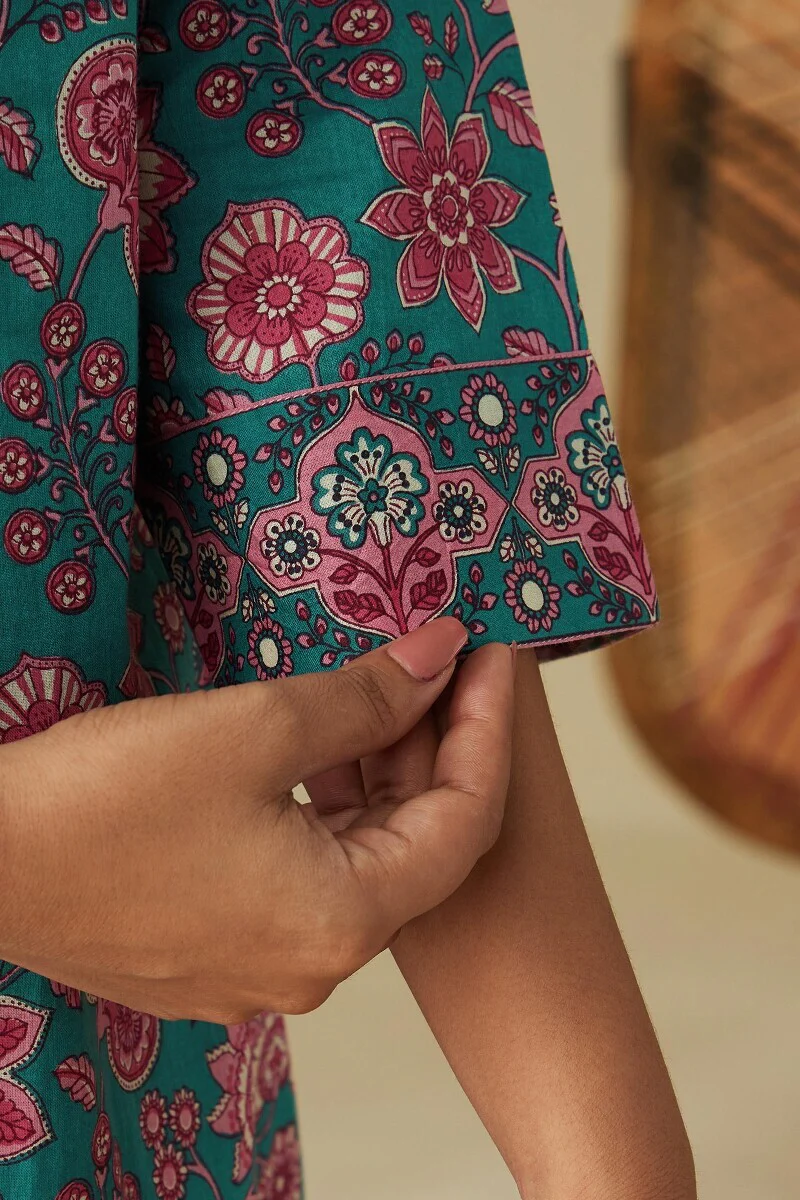 Gauhar Nilofar Sanganeri Kurta - Image 6
