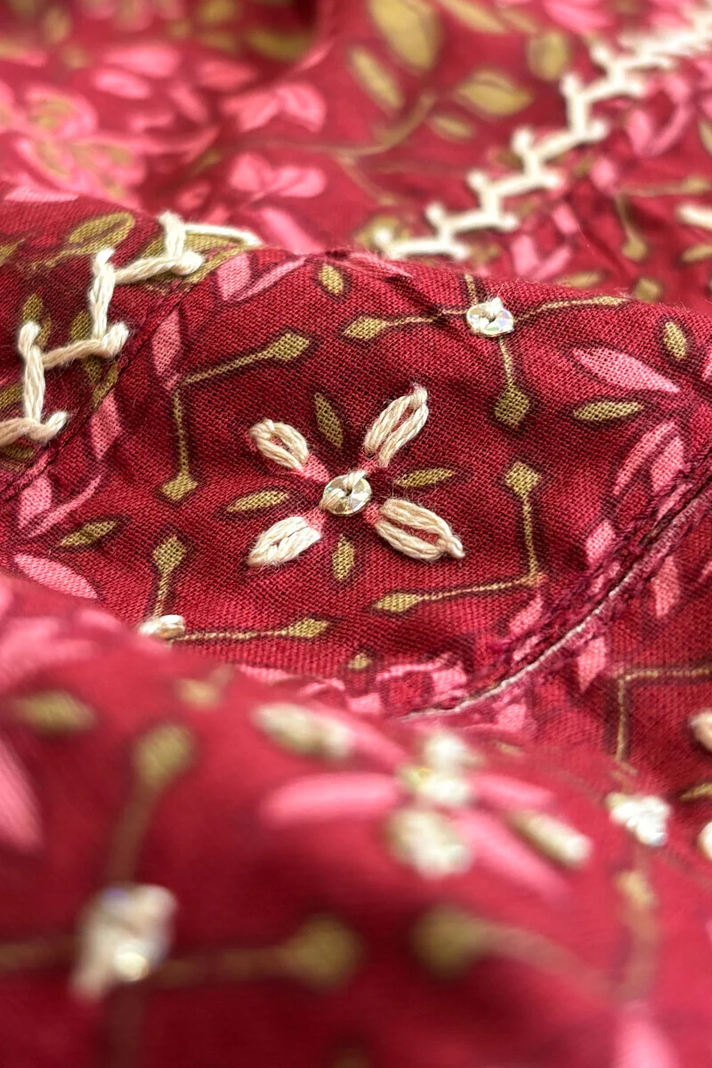 Gauhar Nishat Sanganeri Kurta - Image 3