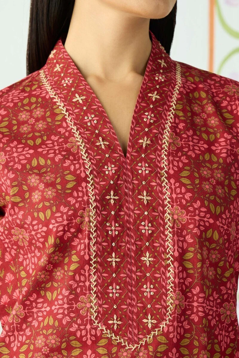 Gauhar Nishat Sanganeri Kurta - Image 5
