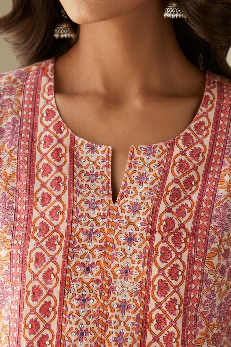 Gauhar Rabia Sanganeri Kurta - Image 5