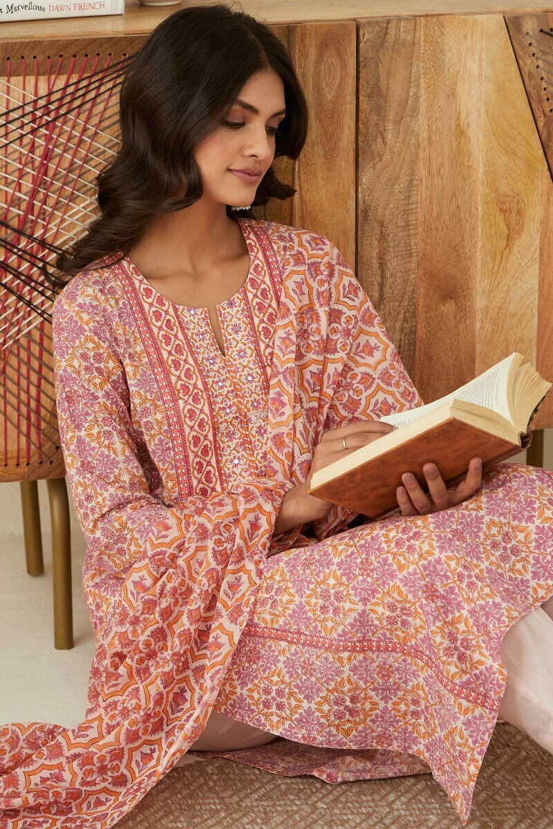 Gauhar Rabia Sanganeri Kurta - Image 7