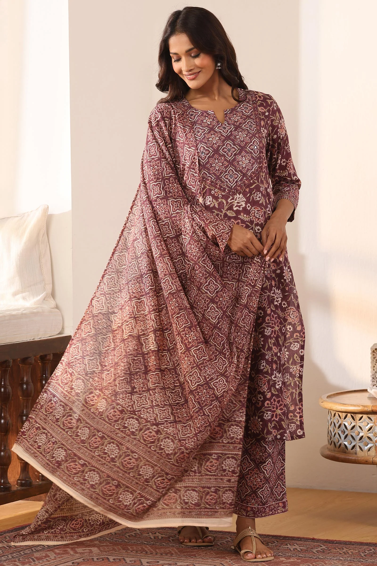 Gauhar Rabiah Sanganeri Kurta - Image 6