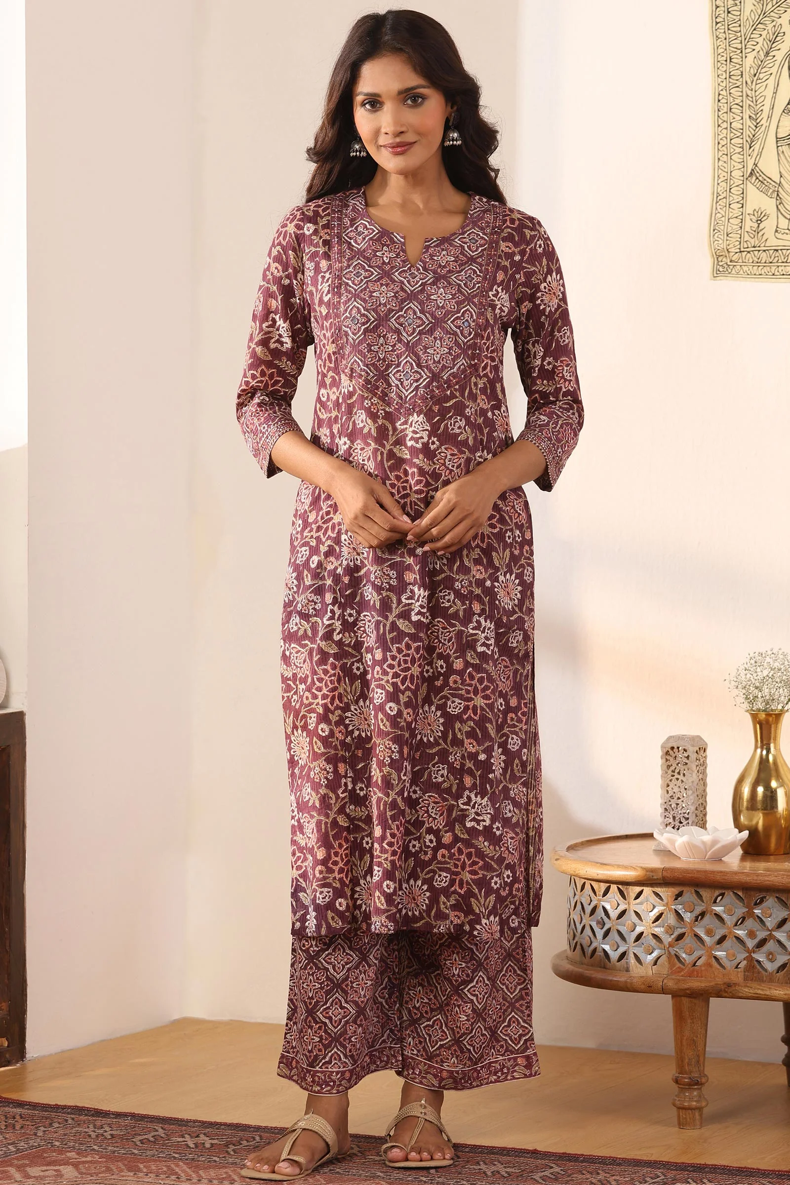 Surplus: Gauhar Rabiah Sanganeri Kurta - Image 2