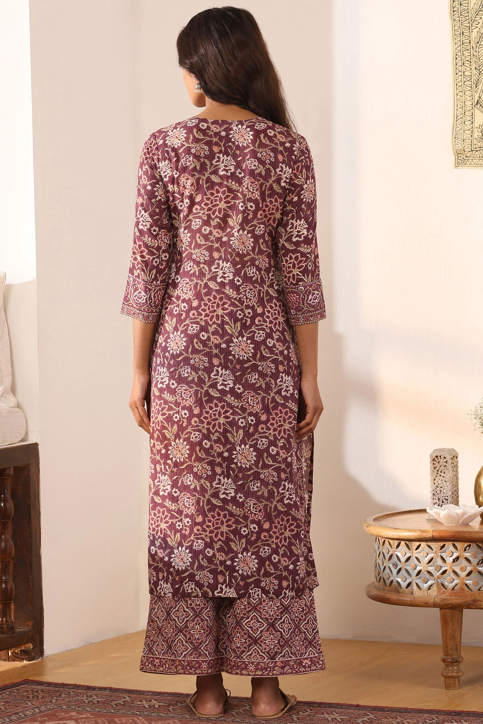 Surplus: Gauhar Rabiah Sanganeri Kurta - Image 8