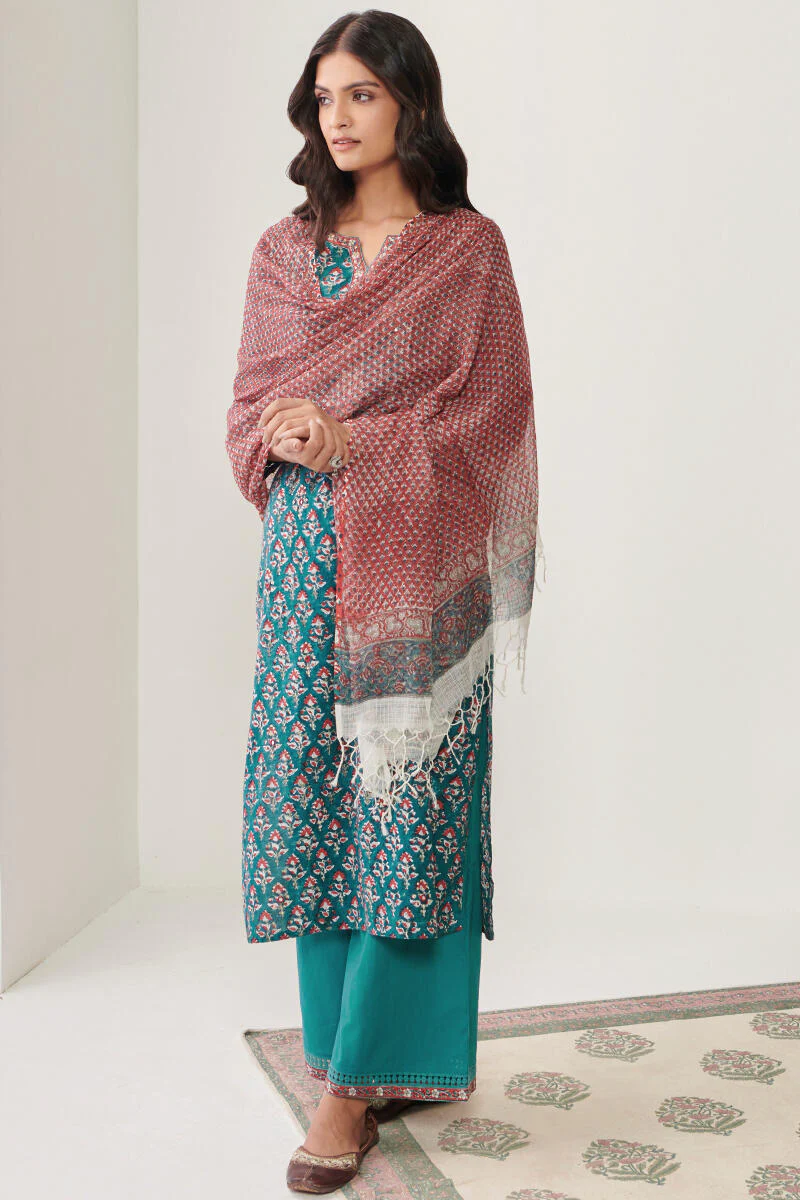 Gauhar Rahima Kota Sanganeri Dupatta - Image 3