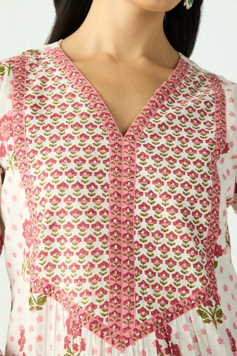 Surplus: Gauhar Raisa Sanganeri Kurta - Image 4