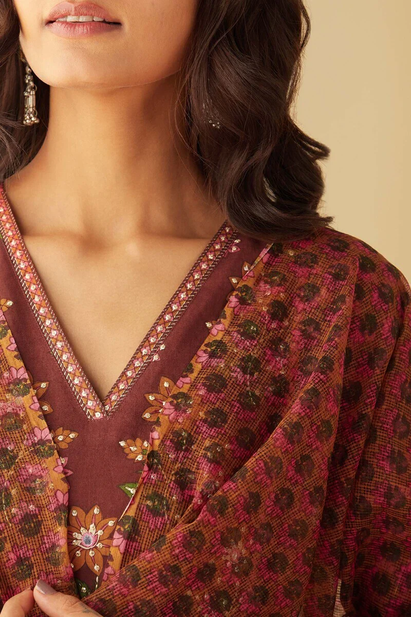 Gauhar Rania Sanganeri Dupatta - Image 2