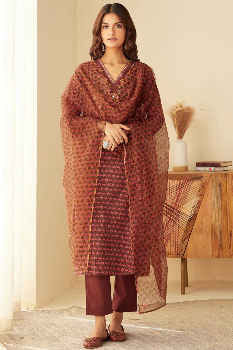 Gauhar Rania Sanganeri Dupatta - Image 3