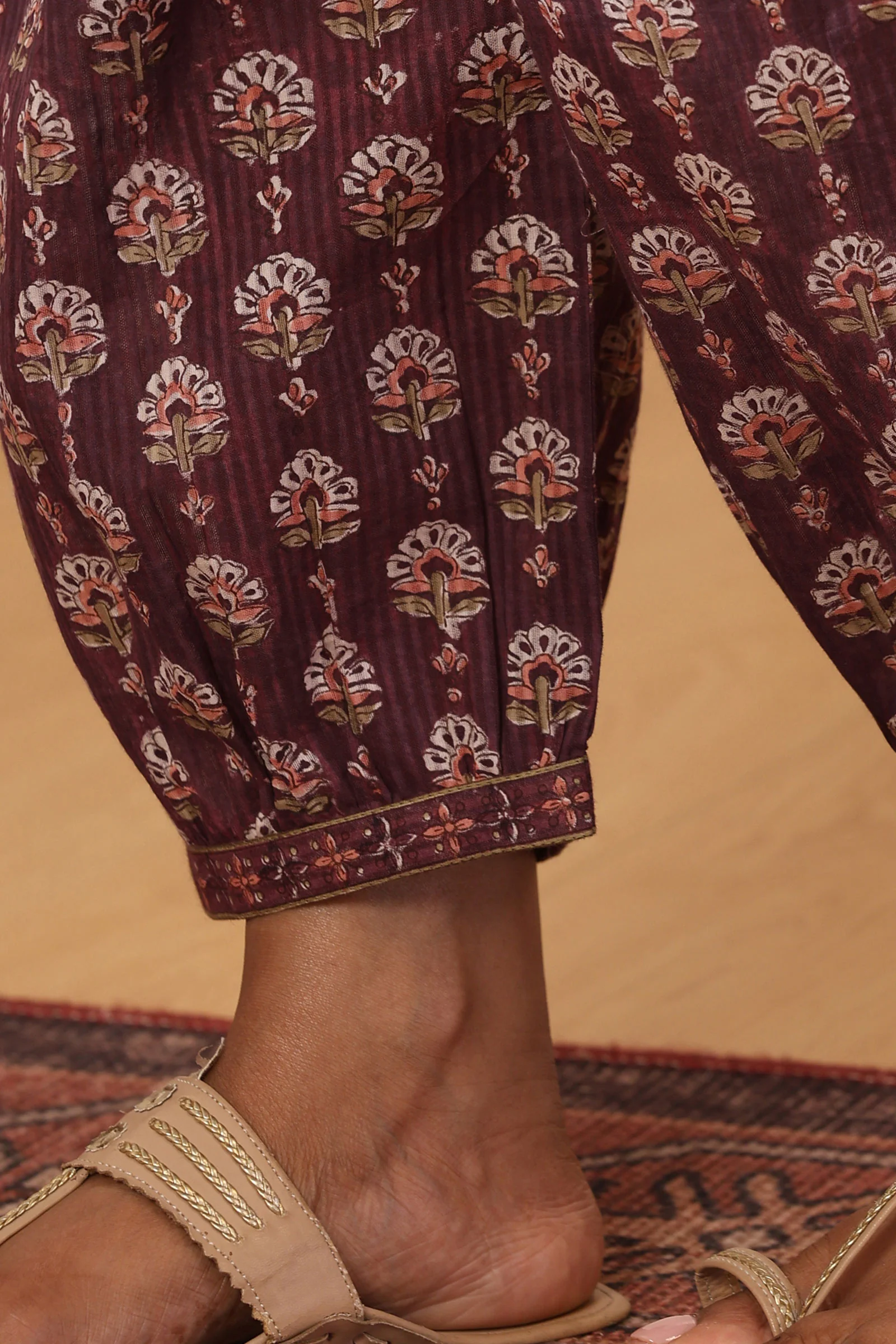 Surplus: Gauhar Rasia Sanganeri Izhaar Pants - Image 2