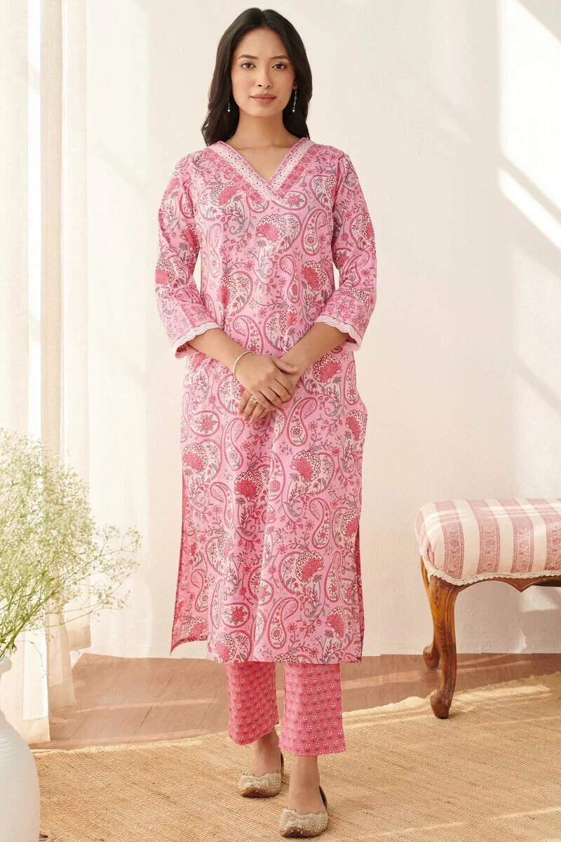 Surplus: Gauhar Razia Sanganeri Kurta - Image 2