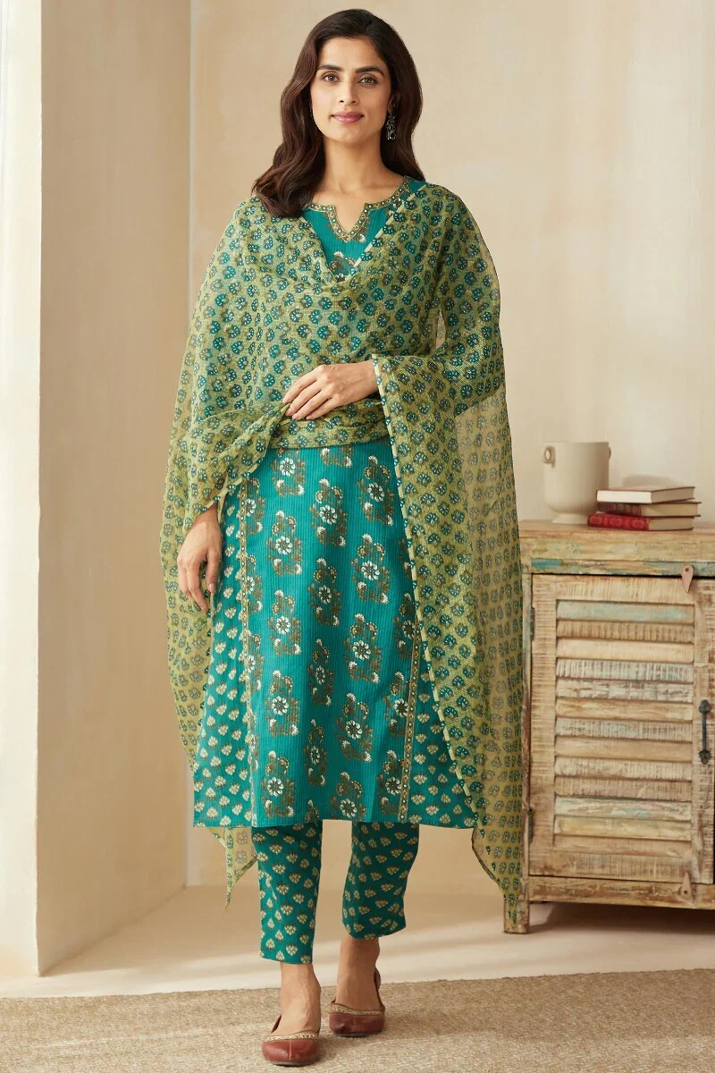 Gauhar Rehmat Sanganeri Kurta - Image 4