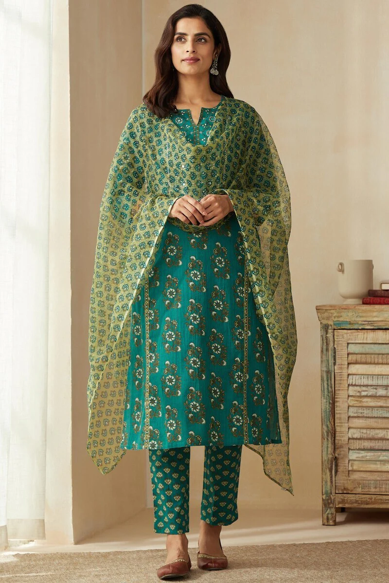 Gauhar Ria Sanganeri Dupatta - Image 3