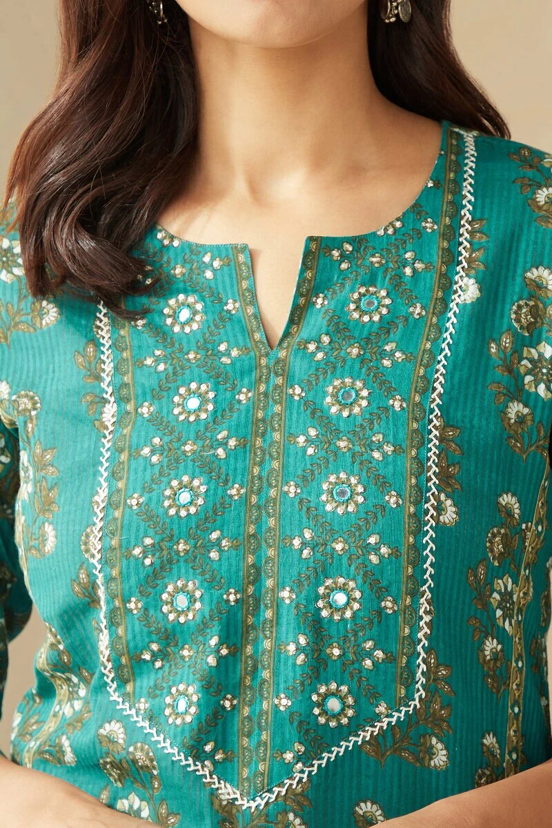 Gauhar Ria Sanganeri Kurta - Image 5