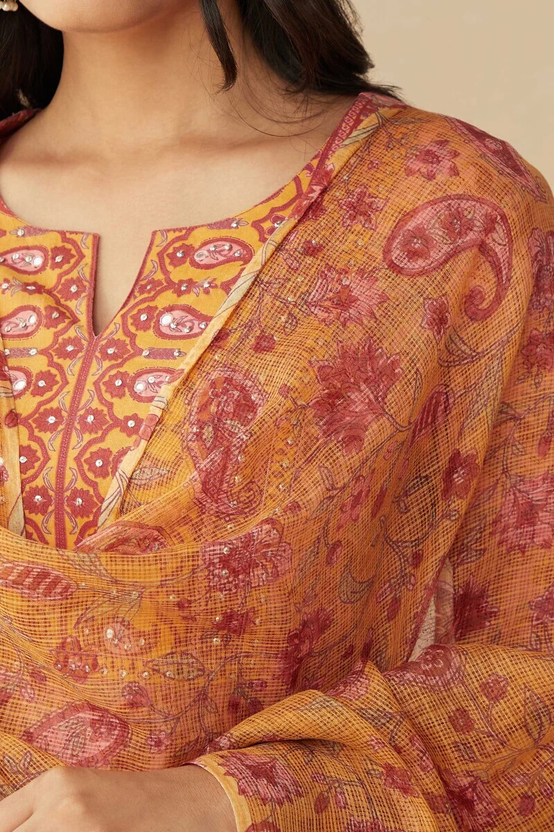 Gauhar Riya Sanganeri Dupatta - Image 2