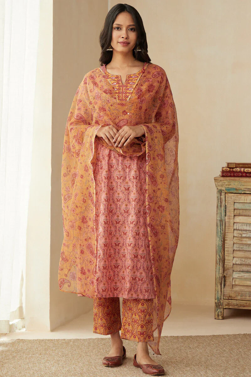 Gauhar Riya Sanganeri Kurta - Image 4