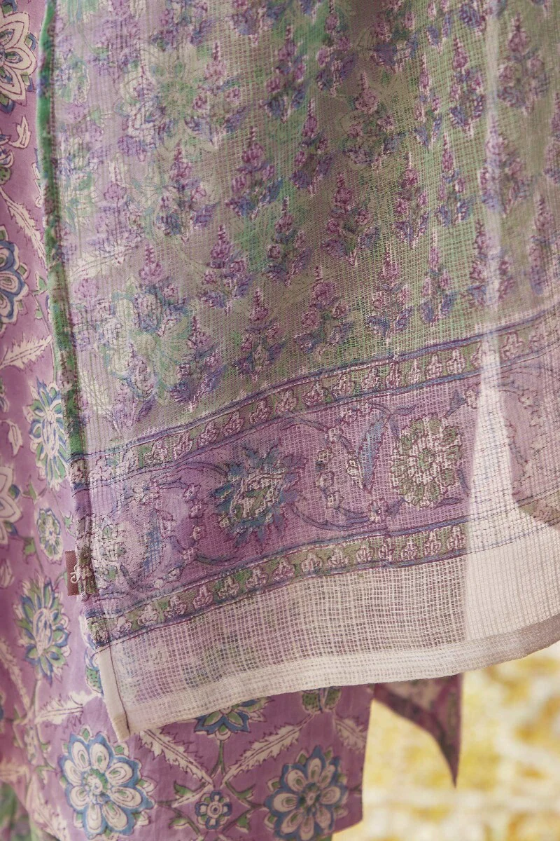 Gauhar Ruhi Sanganeri Kota Dupatta - Image 5