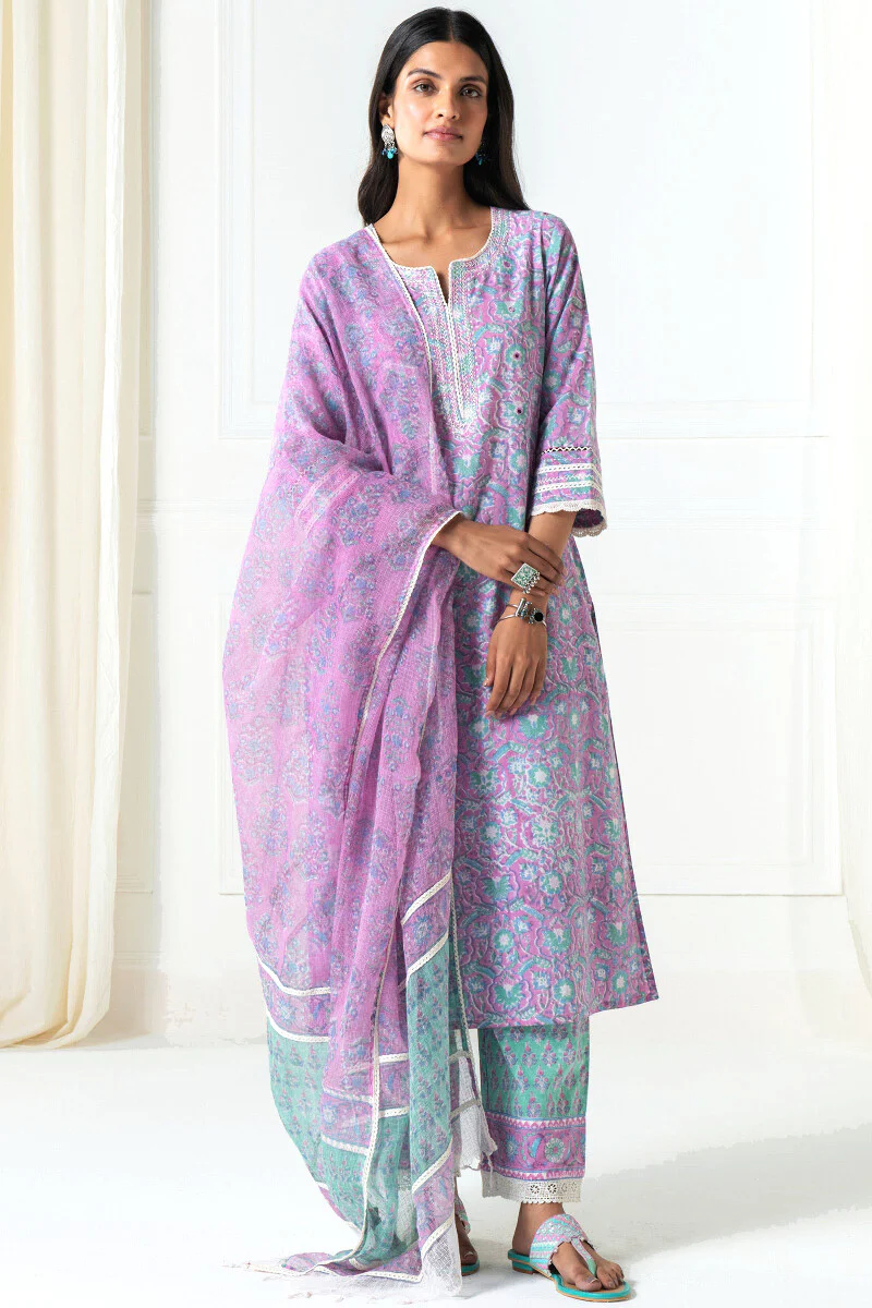 Gauhar Ruhi Sanganeri Kurta - Image 5