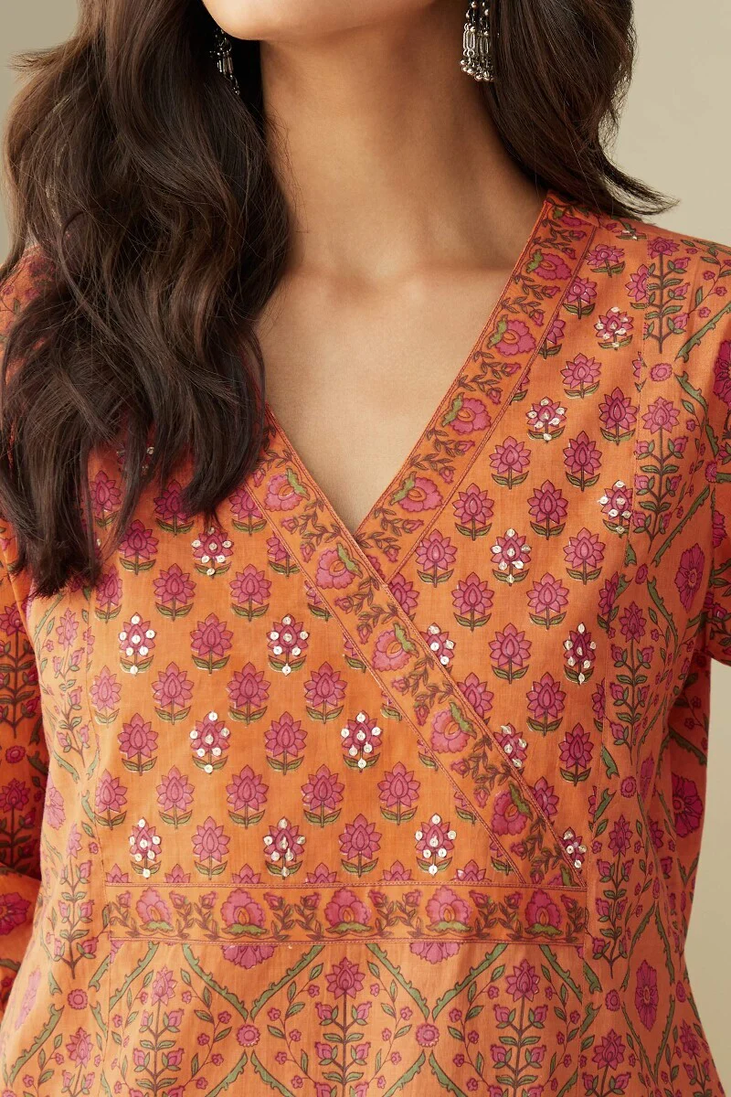 Gauhar Safina Sanganeri Kurta - Image 5