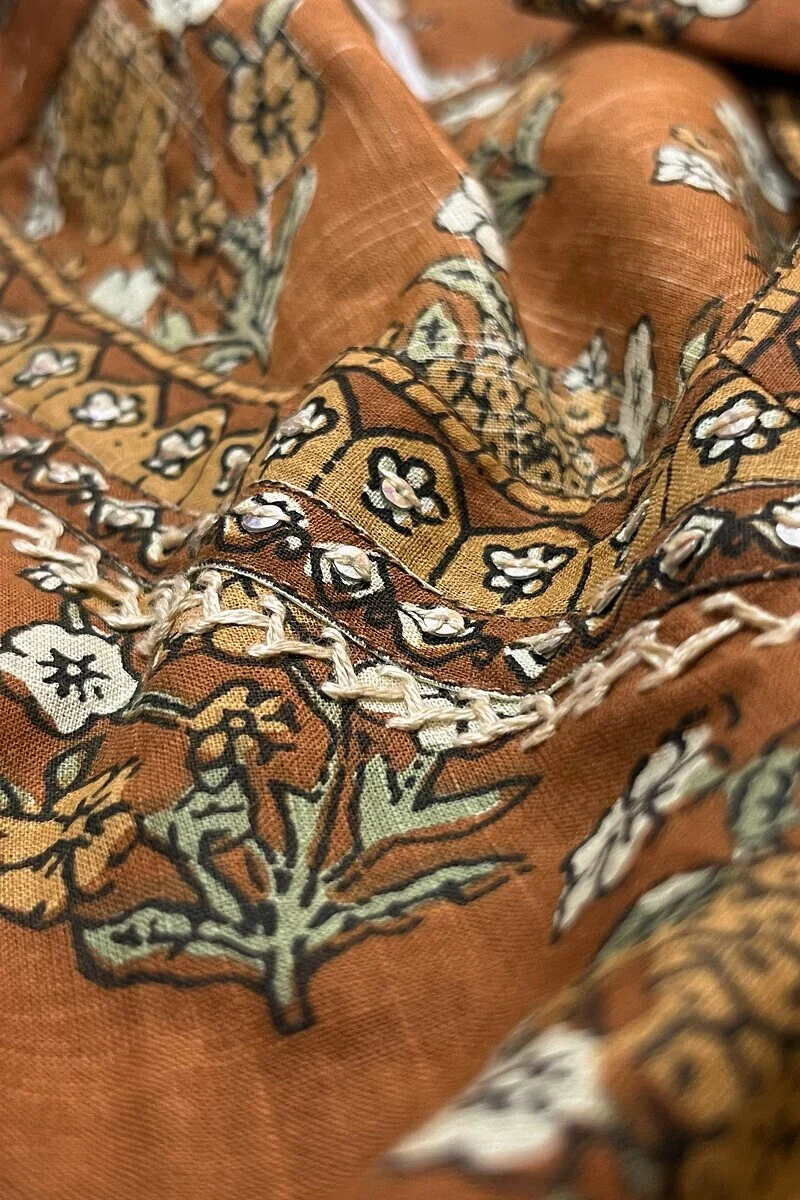 Gauhar Safira Sanganeri Kurta - Image 3