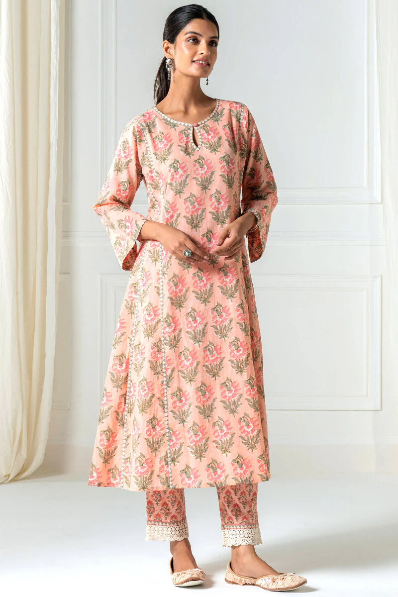 Gauhar Sahana Sanganeri Kurta - Image 3