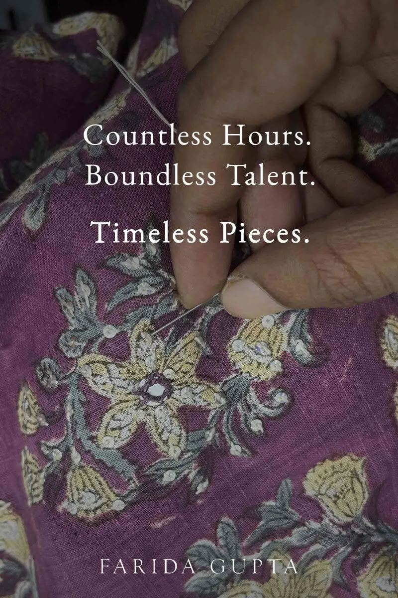Gauhar Sahana Sanganeri Kurta - Image 11
