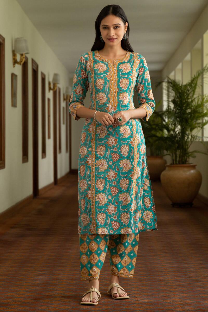 Gauhar Sahira Block Printed Kurta - Image 3
