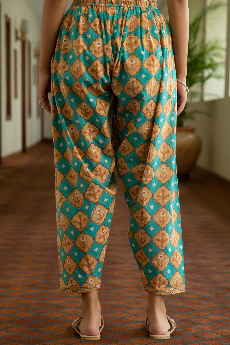 Gauhar Sahira Block Printed Salwar - Image 5