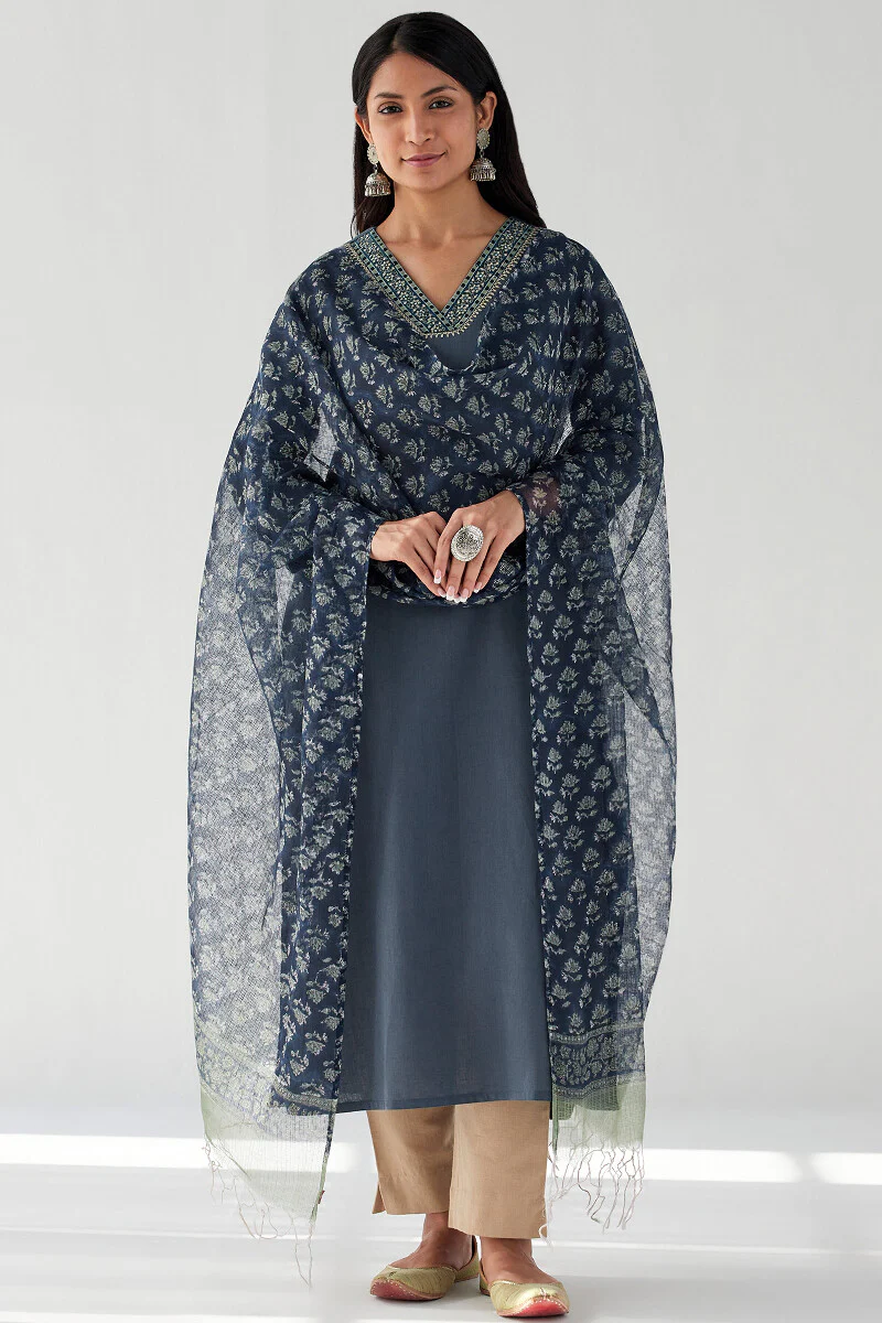 Gauhar Sahira Flax Cotton Kurta - Image 4