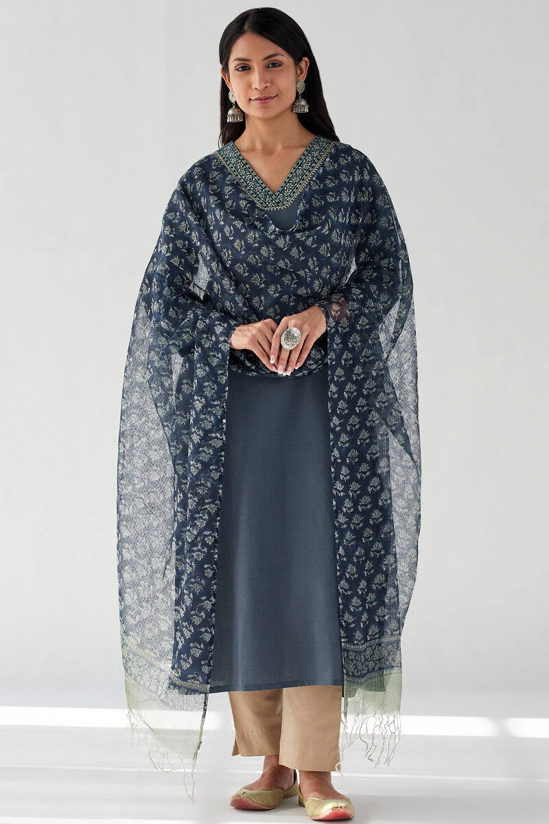 Gauhar Sahira Flax Cotton Kurta - Image 4