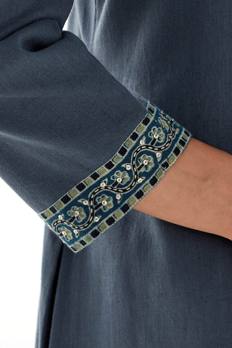 Gauhar Sahira Flax Cotton Kurta - Image 5