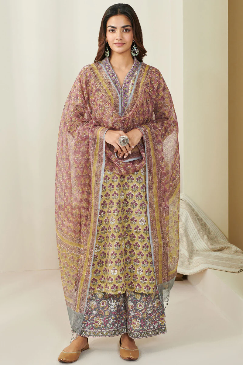 Gauhar Sahira Sanganeri Kurta - Image 4