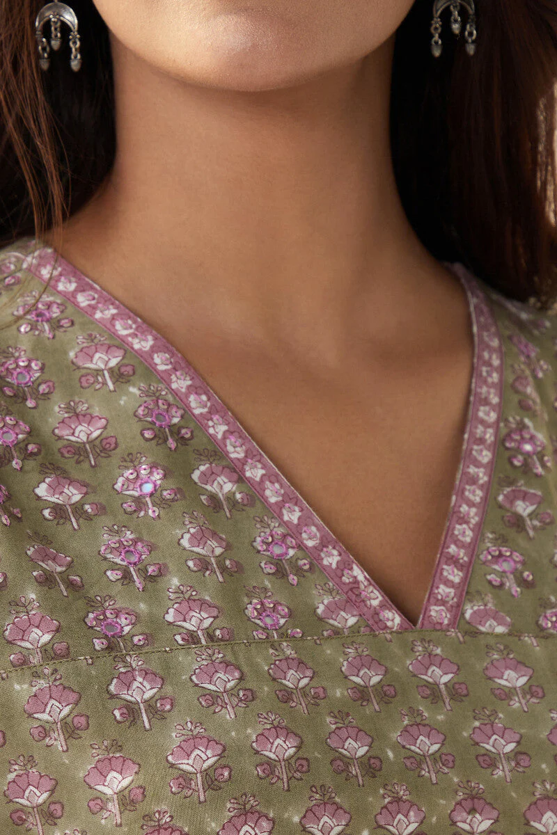 Gauhar Saira Sanganeri Kurta - Image 5